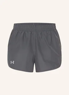 Under Armour Szorty Do Biegania 2 W 1 Ua Fly By 3in grau - Spodenki damskie - miniaturka - grafika 1