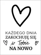 Plakaty - love - plakat Wymiar do wyboru: 60x80 cm - miniaturka - grafika 1