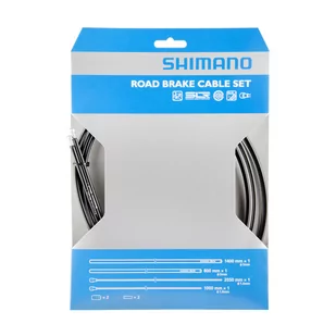 Shimano Bremszugset Slr, Schwarz, Y80098011_Schwarz - Hamulce rowerowe - miniaturka - grafika 1