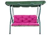 Poduszki ogrodowe - Poduszka na huśtawkę ogrodowa 160x60x50cm, Poduszka na huśtawkę 2-3-osobową Różowa - miniaturka - grafika 1