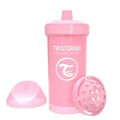Bidony dla dzieci - Twistshake butelka dla dziecka 360 ml 12+m pastelowy róż # Wpisz kod MDL5PL55 i uzyskaj dodatkowe 20 % rabatu na ten produkt promocja do 17.05.2020 - miniaturka - grafika 1