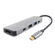 Huby USB - Hub USB GoGEN HDMI, DC IN (PD), OUT 1x USB-A 3.0, 1x USB-A 2.0, 1x USB-C 2.0 (USBCHUB01) - miniaturka - grafika 1