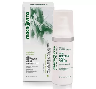 MACROVITA AGE DEFENSE FACE SERUM z bio-oliwą z oliwek i niepokalankiem pieprzowym 30ml - Serum do twarzy - miniaturka - grafika 1