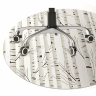 Podnóżki, podpórki, podkładki - Podkładka pod krzesło obrotowe Brzozy fi100 cm - miniaturka - grafika 1