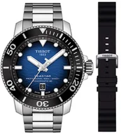 Zegarki męskie - Zegarek Tissot T120.607.11.041.01+T852.047.179 SEASTAR 2000 PROFESSIONAL POWERMATIC 80 - miniaturka - grafika 1