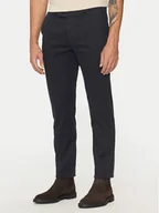 Spodnie męskie - Bugatti Chinosy 4890 66347B Granatowy Slim Fit - miniaturka - grafika 1