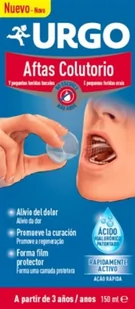 Płyn do płukania ust Urgo Aftas Mouthwash 150 ml (3664492013305) - Płyny do płukania jamy ustnej - miniaturka - grafika 1
