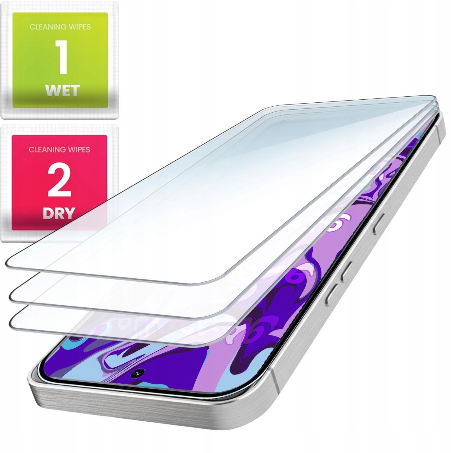 Hello Case 3-PAK Szkło Hartowane Do Xiaomi 17 / 17 Pro Płaskie 2.5D, Szybka 9H