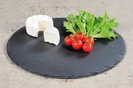 Tace i patery - Kesper taca łupkowa do serwowania, wysokość: 9 mm, średnica: 355 mm, czarna 38112 - miniaturka - grafika 1