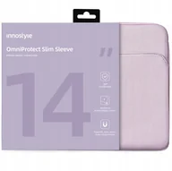 Torby na laptopy - INNOSTYLE TORBA NA LAPTOPA 14" WODOODPORNA ETUI OMNIPROTECT SLIM FIOLETOWA - miniaturka - grafika 1