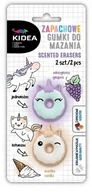 Gumki biurowe - Gumki zapachowe kotorożec i jednorożec 2 szt blister Kidea - miniaturka - grafika 1