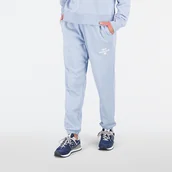 Spodnie męskie - Spodnie damskie New Balance WP31508LAY  niebieskie - miniaturka - grafika 1