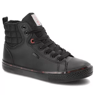 Cross Jeans Trampki KK2R4058C Czarny - Trampki damskie - miniaturka - grafika 1
