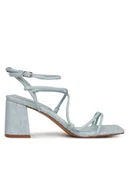 Sandały damskie - Aldo Sandały Harmonni 13990938 Niebieski - miniaturka - grafika 1