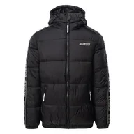 Kurtki męskie - Męska Kurtka zimowa pikowana GUESS ARLO PADDED JACKET Z4BL08WO06I-JBLK – Czarny - miniaturka - grafika 1