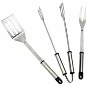 Akcesoria do grilla - Landmann Sztućce do grilla 3 częściowe INOX 204 - miniaturka - grafika 1