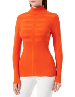 Swetry damskie - Morgan Mentos Sweter damski, Kolor: pomarańczowy, L - grafika 1