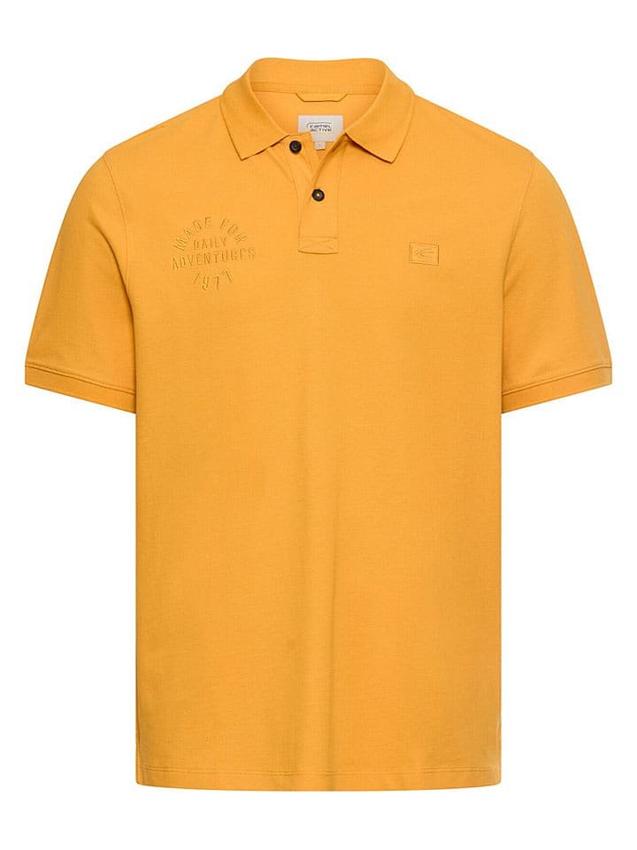 Camel Active Koszulka polo w kolorze żółtym