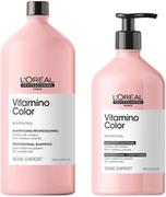 Odżywki do włosów - Loreal L''oreal professionnel Vitamino Color Resveratrol - zestaw przedłużający trwałość koloru, szampon 1500ml + odżywka 750ml 14/zestaw - miniaturka - grafika 1