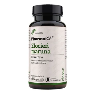 PharmoVit Złocień maruna 4:1 19,5mg 90kaps. - Suplementy naturalne - miniaturka - grafika 1