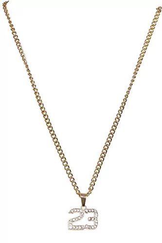 Urban Classics Spinki do mankietów unisex 23 Diamond Necklace, złoty, jeden rozmiar