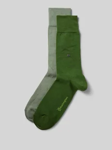 Skarpety z detalami z logo w zestawie 2 szt. - Skarpetki męskie - miniaturka - grafika 1