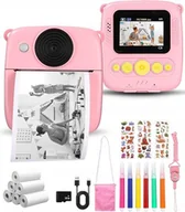 Aparaty natychmiastowe - APARAT NATYCHMIASTOWY FOTOGRAFICZNY Z DRUKARKĄ PREZENT DLA DZIECI 32 GB - miniaturka - grafika 1