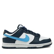 Sneakersy damskie - Sneakersy Nike Dunk Low FN7800 400 Granatowy - miniaturka - grafika 1