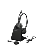 Słuchawki - Jabra Engage 55 SE - USB-C UC Stereo, headset black, stereo, USB-C, UC, with charging station - miniaturka - grafika 1