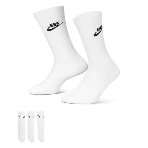 Nike Mężczyźni Everyday Essential DX5025 Skarpety, Biały/Czarny, XL