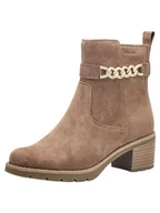 Botki damskie - Tamaris Comfort damskie eleganckie botki EasyStretch i Duo-Tex, Pepper Suede, 40 EU, Pepper Suede, 40 EU - miniaturka - grafika 1