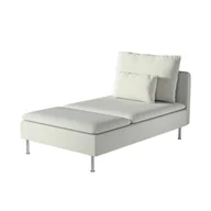 Pokrowce na meble - Dekoria pl pl Pokrowiec na szezlong Söderhamn pastelowo miętowy welwet 93 x 151 x 83 cm Ingrid 1009-705-41 - miniaturka - grafika 1
