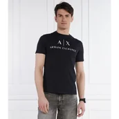 Koszulki męskie - Armani Exchange T-shirt | Slim Fit - miniaturka - grafika 1