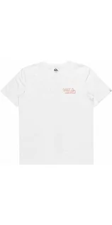 Koszulki męskie - Quiksilver T-shirt męski biały L - grafika 1