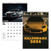 Kalendarze - KALENDARZ ŚCIENNY NA ROK 2024 HONDA AUTO A3 - miniaturka - grafika 1