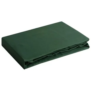 Eurofirany Wysokie prześcieradło satynowe z gumką ciemnozielone 220x200+30cm ef-prze-sat-gum-c.z-220x200+30 - Prześcieradła - miniaturka - grafika 1