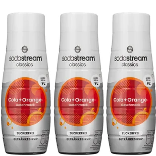 3x SYROP SODA STREAM COLA POMARAŃCZA BEZ CUKRU 440ML - Syropy i koncentraty owocowe - miniaturka - grafika 1