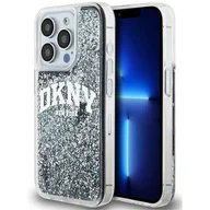 Etui i futerały do telefonów - Oryginalne Etui IPHONE 13 PRO DKNY Hardcase Liquid Glitter Big Logo (DKHCP13LLBNAEK) czarne - miniaturka - grafika 1