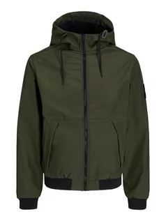 Kurtki męskie - Jack & Jones Kurtka przejściowa "Classic" w kolorze khaki - grafika 1