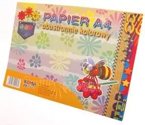 KOMA-PLAST Zeszyt pap.kol. A4 p20 - Artykuły biurowe - miniaturka - grafika 1