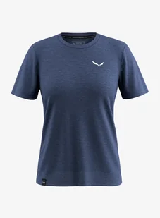 Koszulka damska Salewa Eagle Minilogo AM T-Shirt - dark denim - Koszulki i topy damskie - miniaturka - grafika 1