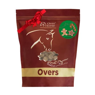 Świąteczne smakołyki dla koni OVERS 1kg- piernikowe - Akcesoria jeździeckie - miniaturka - grafika 1