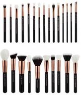 Pędzle do makijażu - Jessup Zestaw 25 Pędzli do Makijażu T155 Black/Rose Gold - miniaturka - grafika 1