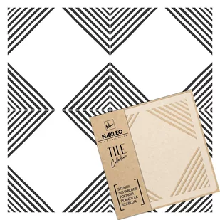 Nakleo szablon malarski // płytki - kafelki // MAIOR - 15x15cm - Szablony malarskie - miniaturka - grafika 2