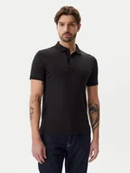 Koszulki męskie - Calvin Klein Polo K10K114135 Czarny Regular Fit - miniaturka - grafika 1