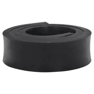 Zamiatarki - vidaXL Gumowa krawędź do pługa śnieżnego czarna 200x10x2 cm - miniaturka - grafika 1