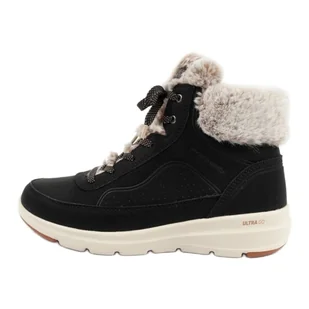 Buty Skechers 144199/BLK czarne - Botki damskie - miniaturka - grafika 1