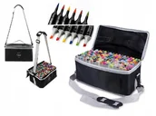 Przybory szkolne - Dwustronne Markery Pisaki Alkoholowe 168Pcs (C024) - miniaturka - grafika 1