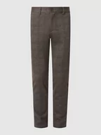 Spodnie męskie - Spodnie o kroju tapered fit z dodatkiem streczu model ‘Mark’ - miniaturka - grafika 1