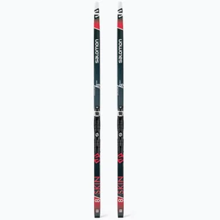 Narty biegowe Salomon Snowscape 8 Skin + Prolink Auto czarno-czerwone L413753PM m - Narty - miniaturka - grafika 1